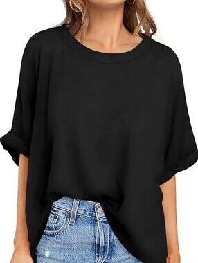 Relaxed Fit Oversized Short Sleeve T-shirt